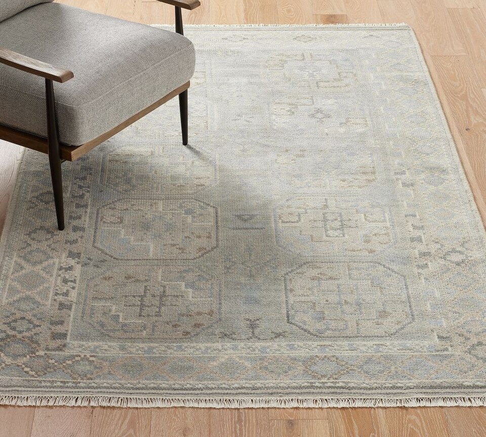 Merrin HandKnotted Wool Rug Pottery Barn Australia